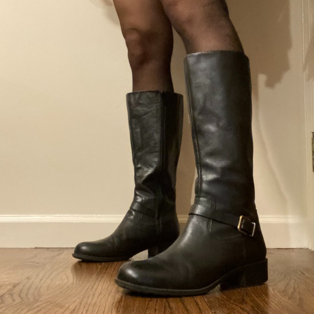 Black Below The Knee Boots